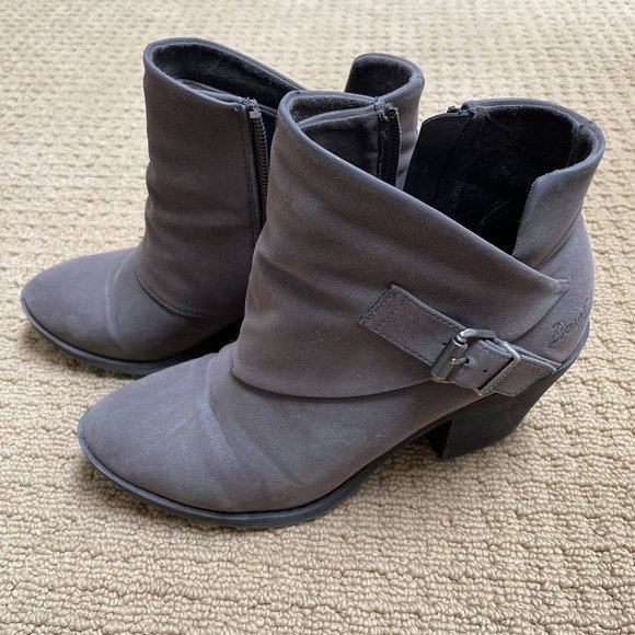 Blowfish Shoes - Blowfish Gray Ankle Booties Size 7